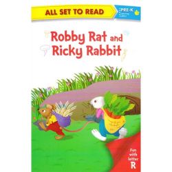 Om Books All set to Read fun with latter R Robby Rat and Ricky Rabbit